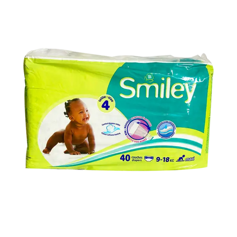 Couches bébé SMILEY taille 4 * 40pcs